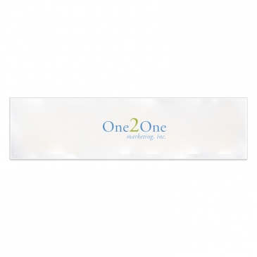 Inside Window Removable Decal | Rectangle | 3" x 11 1/2"