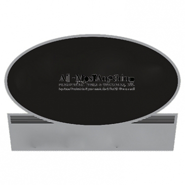 Truck Signs | Oval w/Rectangle Bottom | 12 1/4" x 18 1/2"