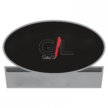 Truck Signs | Oval w/Rectangle Bottom | 12 1/4" x 18 1/2"