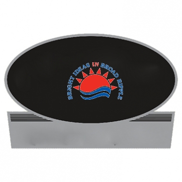 Truck Signs | Oval w/Rectangle Bottom | 12 1/4" x 18 1/2"