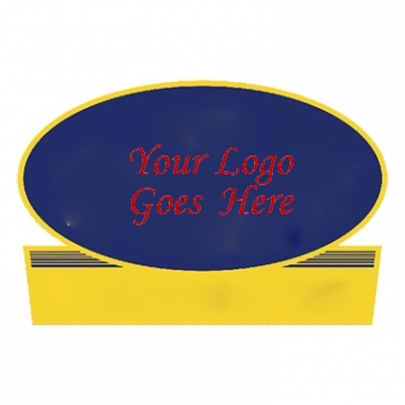 Truck Signs | Oval w/Rectangle Bottom | 8 1/4" x 12 1/2"