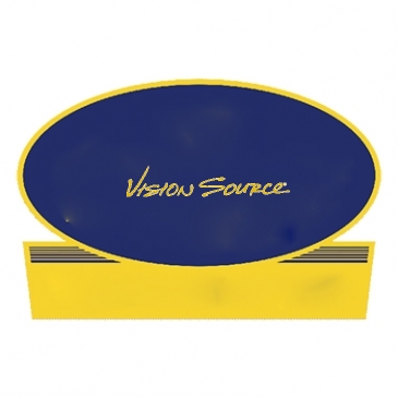 Truck Signs | Oval w/Rectangle Bottom | 8 1/4" x 12 1/2"