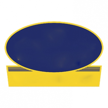 Truck Signs | Oval w/Rectangle Bottom | 8 1/4" x 12 1/2"