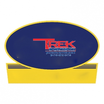 Truck Signs | Oval w/Rectangle Bottom | 8 1/4" x 12 1/2"