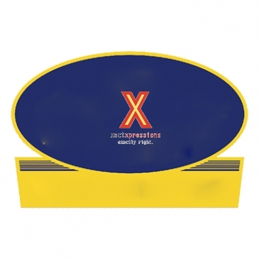 Truck Signs | Oval w/Rectangle Bottom | 8 1/4" x 12 1/2"