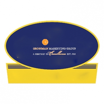 Truck Signs | Oval w/Rectangle Bottom | 8 1/4" x 12 1/2"
