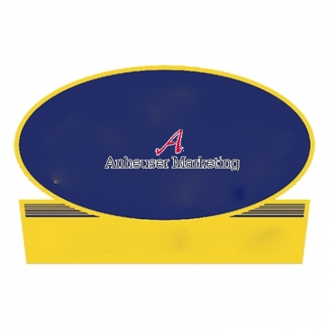 Truck Signs | Oval w/Rectangle Bottom | 8 1/4" x 12 1/2"