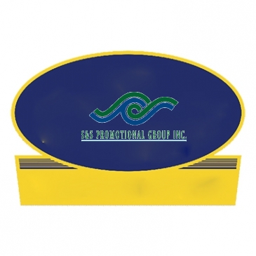 Truck Signs | Oval w/Rectangle Bottom | 8 1/4" x 12 1/2"