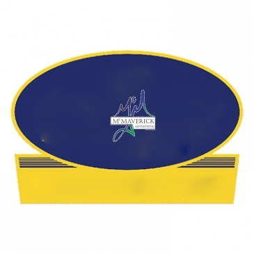 Truck Signs | Oval w/Rectangle Bottom | 8 1/4" x 12 1/2"