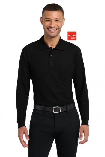 Port Authority®  Long Sleeve Silk Touch™ Polo with Pocket