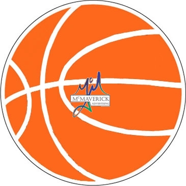 Sports Magnet | Basketball | 5 3/4" dia. | .030" Thickness | Full