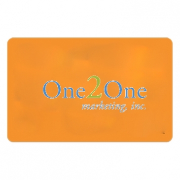 Membership Card | 2 1/8" x 3 3/8" | .020" White Durable Plastic