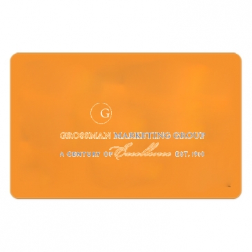 Membership Card | 2 1/8" x 3 3/8" | .020" White Durable Plastic