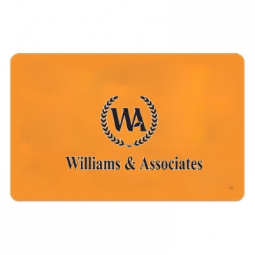 Membership Card | 2 1/8" x 3 3/8" | .020" White Durable Plastic