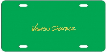 License Plate | 6" x 12" | .055" Polyethylene | Holes