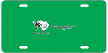 License Plate | 6" x 12" | .055" Polyethylene | Holes