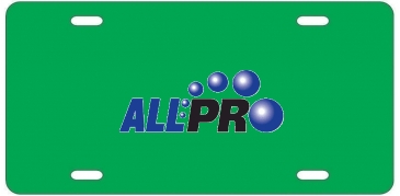 License Plate | 6" x 12" | .055" Polyethylene | Holes