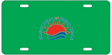 License Plate | 6" x 12" | .055" Polyethylene | Holes