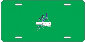 License Plate | 6" x 12" | .055" Polyethylene | Holes