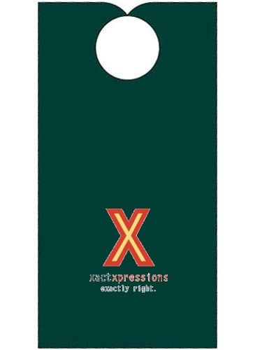 Door Hanger | 3 1/2" x 6 3/4" | Top Slit & Hole
