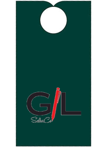 Door Hanger | 3 1/2" x 6 3/4" | Top Slit & Hole