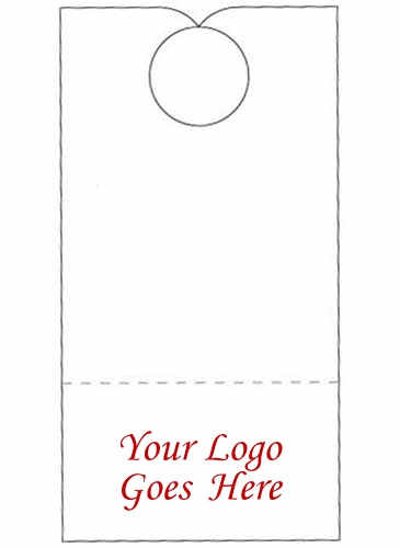 Door Hanger | 3 1/2" x 6 3/4" | Detachable Business Card