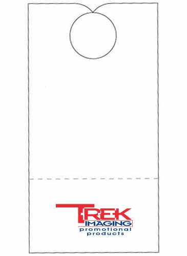 Door Hanger | 3 1/2" x 6 3/4" | Detachable Business Card