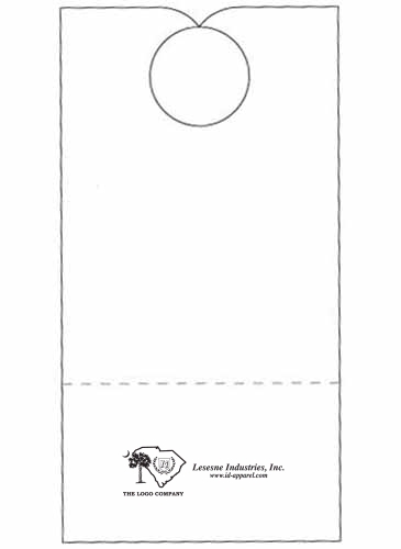 Door Hanger | 3 1/2" x 6 3/4" | Detachable Business Card