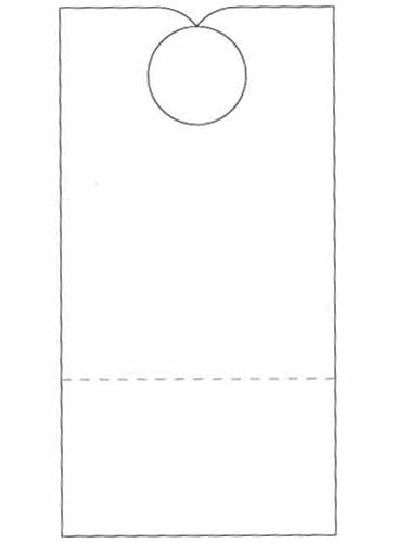 Door Hanger | 3 1/2" x 6 3/4" | Detachable Business Card