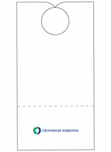 Door Hanger | 3 1/2" x 6 3/4" | Detachable Business Card