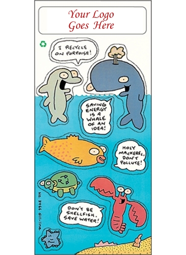 Stickers | 3 1/4" x 7" Sheet | Sea Animal