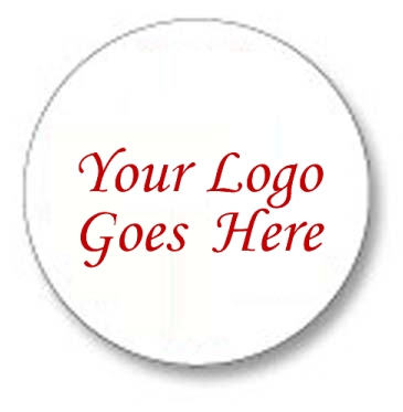 Die Cut Roll Label | Circle | 2 1/2" dia. | White Gloss Paper