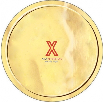 Embossed Foil Seal | Circle | 1 1/4" dia.