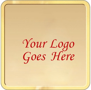 Embossed Foil Seal | Square | 1 1/4" x 1 1/4"