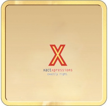 Embossed Foil Seal | Square | 1 1/4" x 1 1/4"