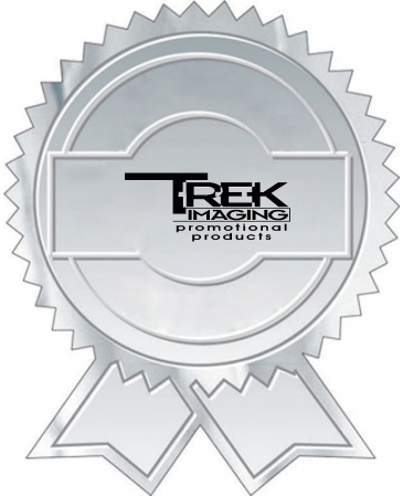Embossed Foil Seal | Seal w/Ribbons | 2" x 2 1/2"