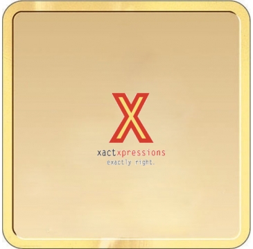 Embossed Foil Seal | Square | 2" x 2"