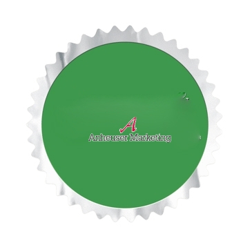 Embossed Foil Seal | Circle | 2" dia. | Sawtooth Edge