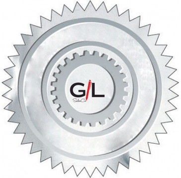 Embossed Foil Seal | Circle | 1 7/16" dia. | Sawtooth Edge