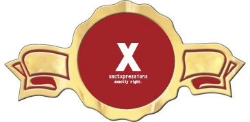 Embossed Foil Seal | Circle | 1 1/4" x 2 1/2" | Side Banners