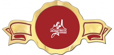 Embossed Foil Seal | Circle | 1 1/4" x 2 1/2" | Side Banners