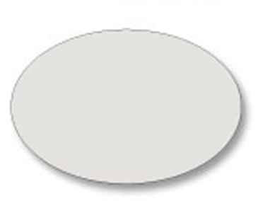 EZ-Peel Repositionable Roll Label | Oval | 3" x 4 1/2"
