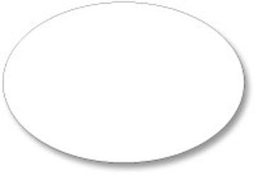 EZ-Peel Repositionable Roll Label | Oval | 2" x 3"