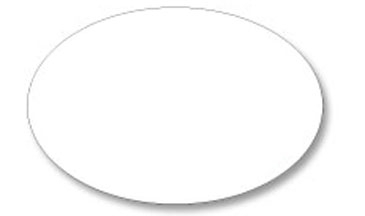 EZ-Peel Repositionable Roll Label | Oval | 4" x 6"
