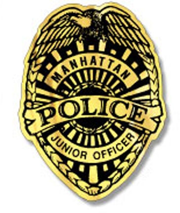 Badge Sticker on Roll | Police | 2 3/8" x 3 1/16" | Foil Papers
