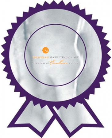 Special Occasion Roll Label | Seal w/Ribbons | 2" x 2 1/2" | Whit