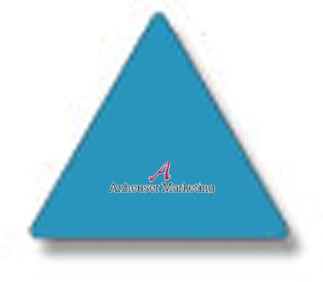Special Shapes Roll Label | Triangle | 7/8" x 1" | White Gloss Pa