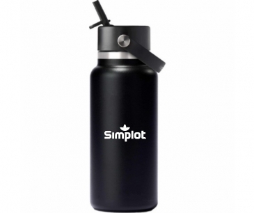 Simplot Promo for Sales Reps - Hydro Flaskr Wide Mouth With Flex Straw ...